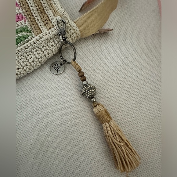 THE SAK MULTI COLOR RYDER CROCHETED BOHO  CROSSBODY BAG EUC - Picture 10 of 14